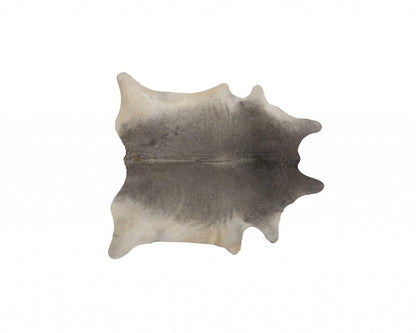 5' X 7' Blue Cowhide Handmade Area Rug
