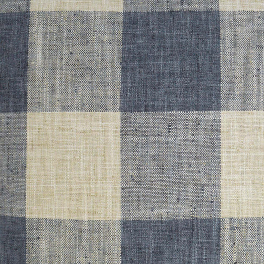 D.V. KAP HOME 3174-B-YARD Check Please Fabric - Blue Farmhouse, Plaid - Check  Blue   - Check Please