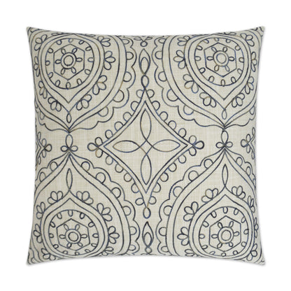 D.V. KAP HOME   24" x 24" Timelessness Pillow - Ivory Traditional, Global    - 3175-I-2424