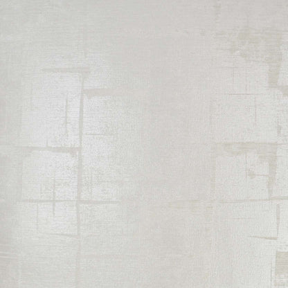 24" x 24" Silver Glam abstract pillow with soft fabric texture and a subtle woven grid pattern.