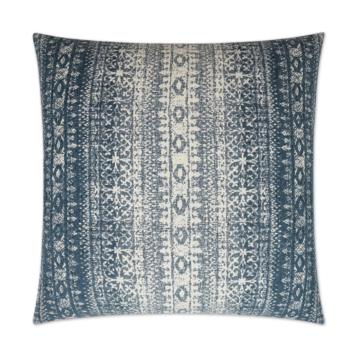 D.V. KAP HOME   24" x 24" Laplander Pillow - Blue Traditional, Global    - 3177-B-2424