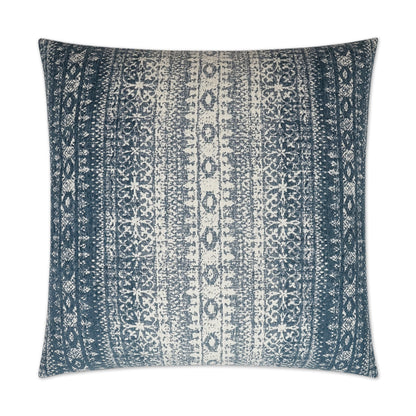 D.V. KAP HOME   24" x 24" Laplander Pillow - Blue Traditional, Global    - 3177-B-2424