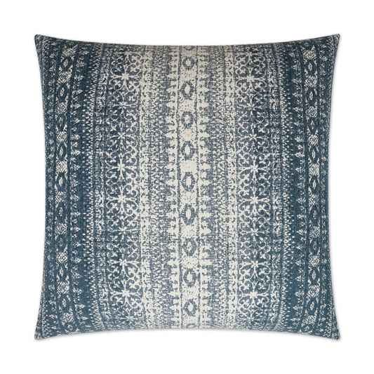 D.V. KAP HOME   24" x 24" Laplander Pillow - Blue Traditional, Global    - 3177-B-2424