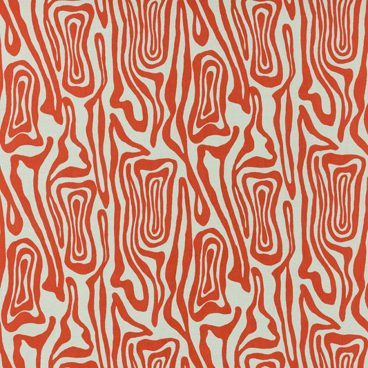 SCHUMACHER  RAOUL TEXTILES NGOZI PRINTS PRINTS CAYENNE   - 317N87