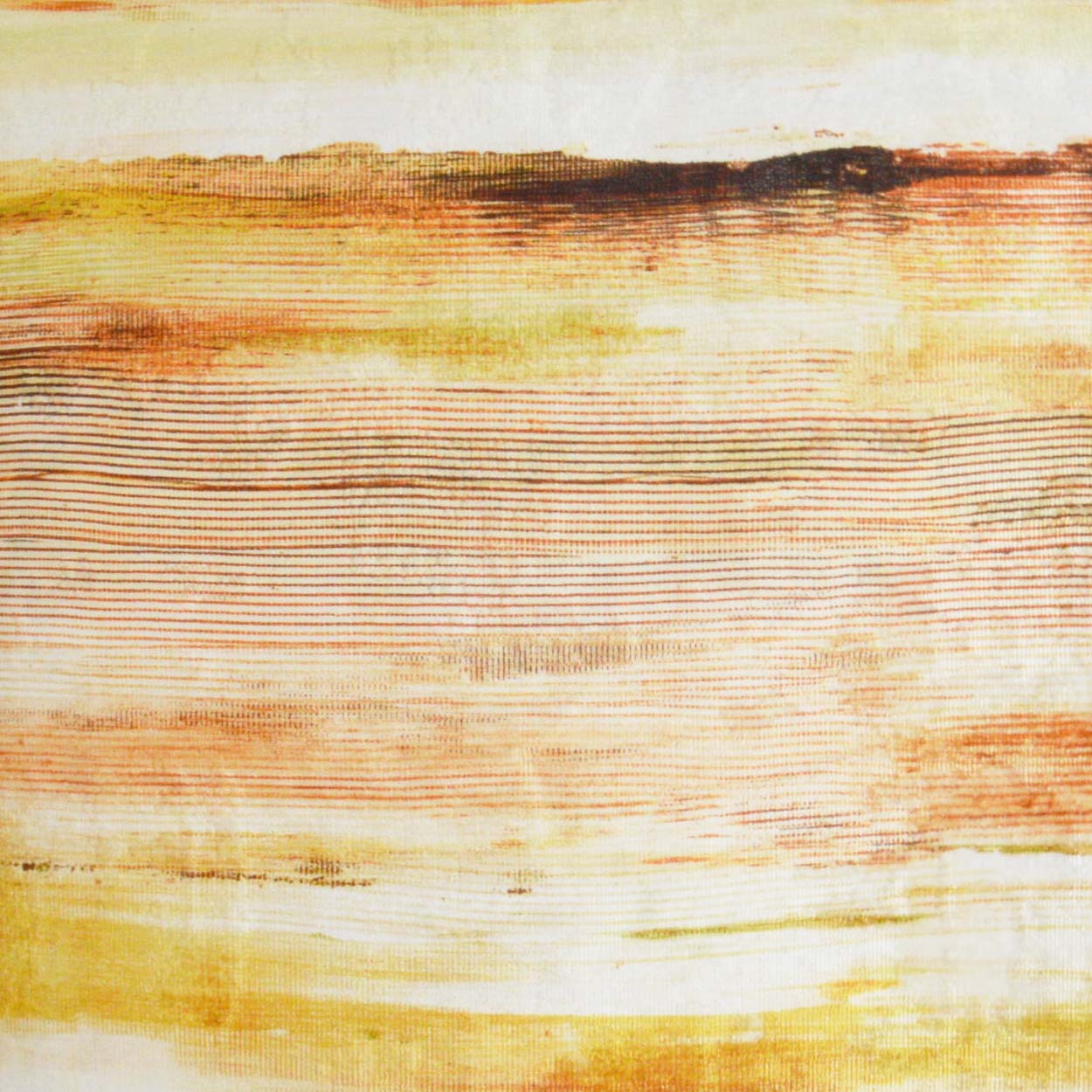 D.V. KAP HOME   24" x 24" Kula Pillow - Orange Abstract    - 3181-O-2424