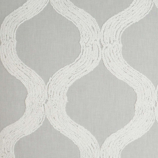 D.V. KAP HOME 3183-D-YARD French Twist Fabric - Dove Farmhouse, Transitional  Grey   - French Twist