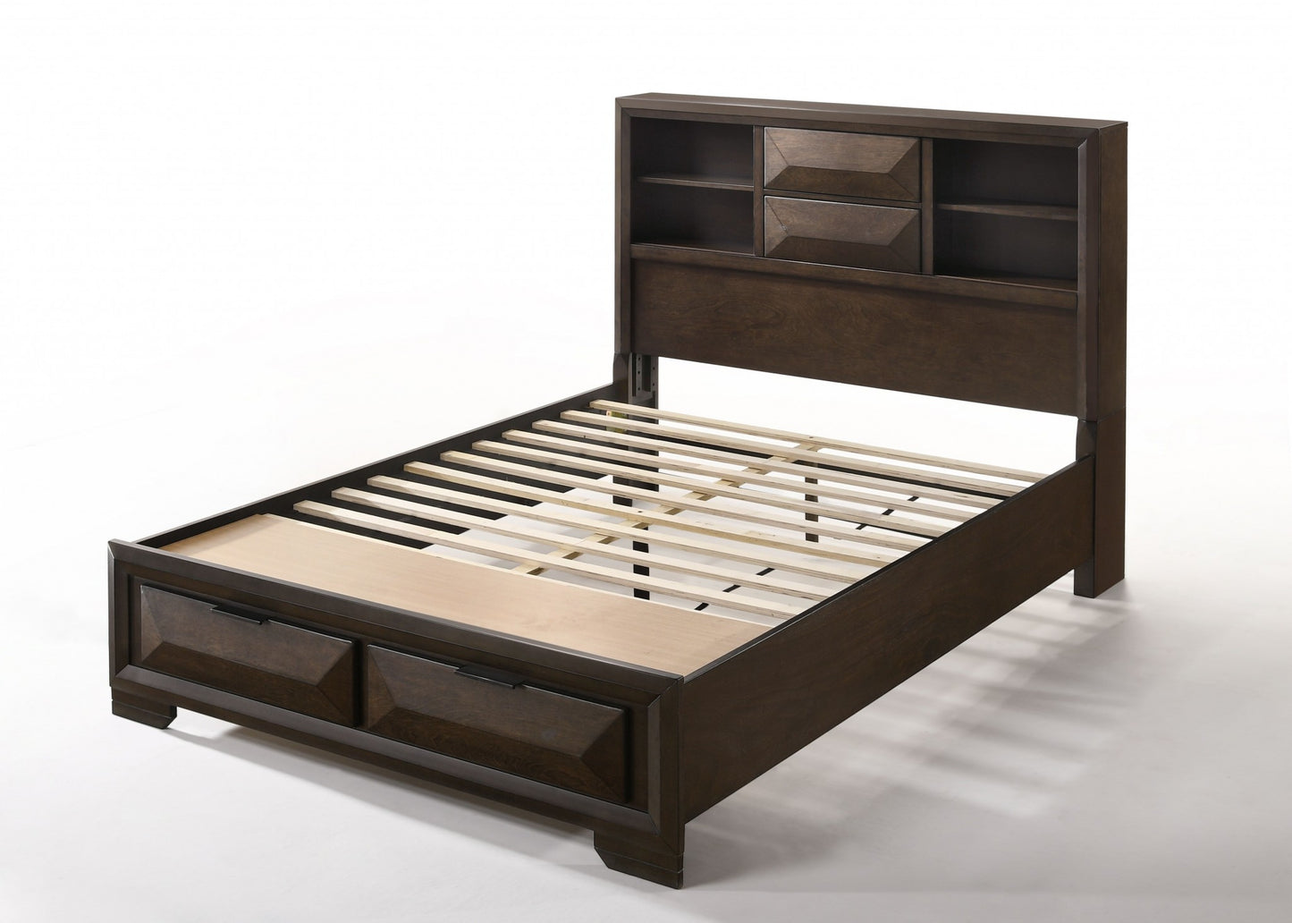 91" X 79" X 53" Espresso Eastern King Storage Bed