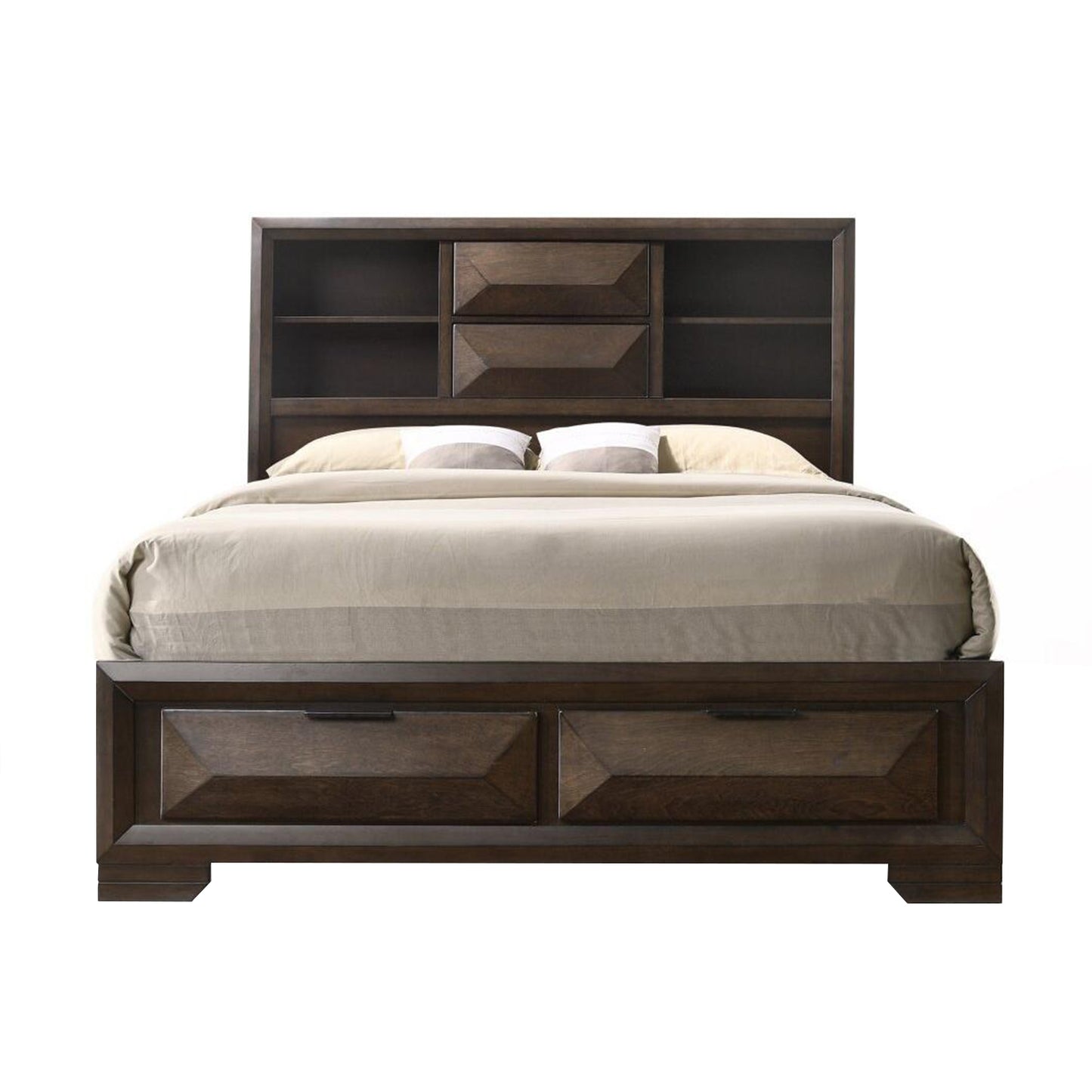 91" X 79" X 53" Espresso Eastern King Storage Bed