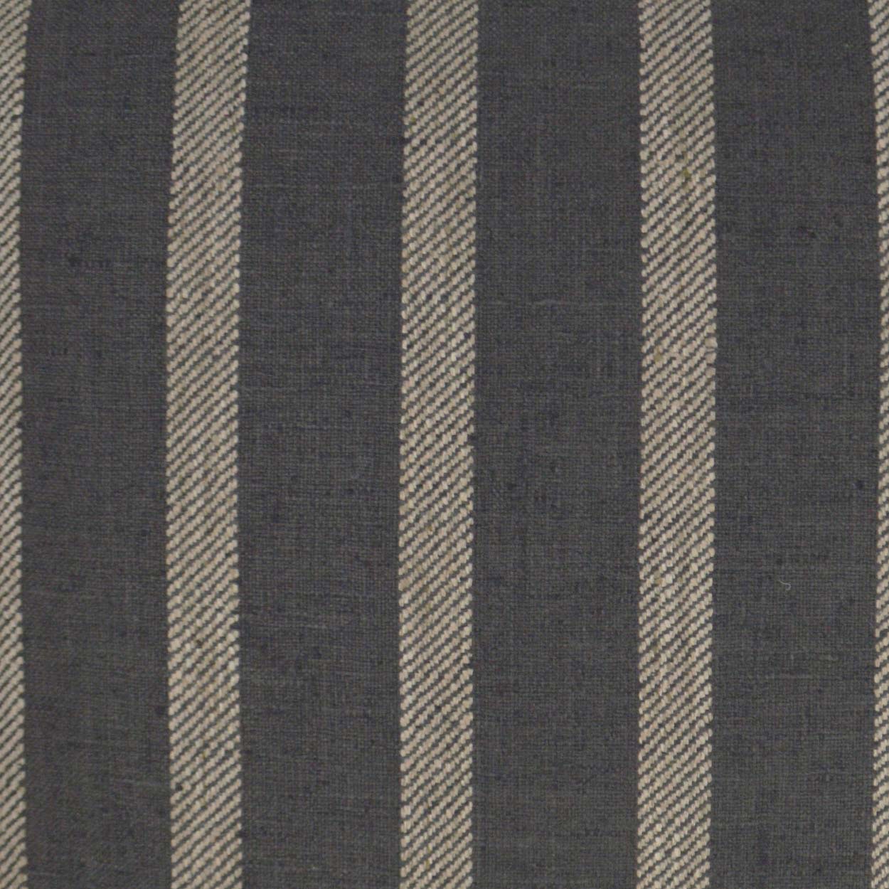 D.V. KAP HOME   24" x 24" Mesmerize Pillow - Charcoal Farmhouse, Stripes    - 3196-C-2424