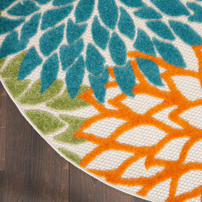 Nourison Rugs Nourison Home   Tropical 4' X Round    - 099446827135