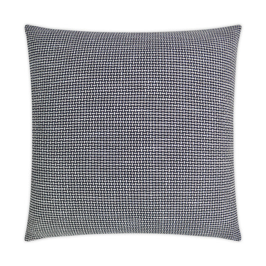 D.V. KAP HOME   24" x 24" Keller Pillow - Black Traditional    - 3202-B-2424