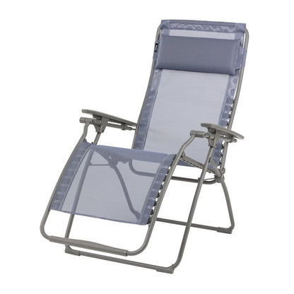 28" Green Steel Outdoor Zero Gravity Chair with Green Cushion
