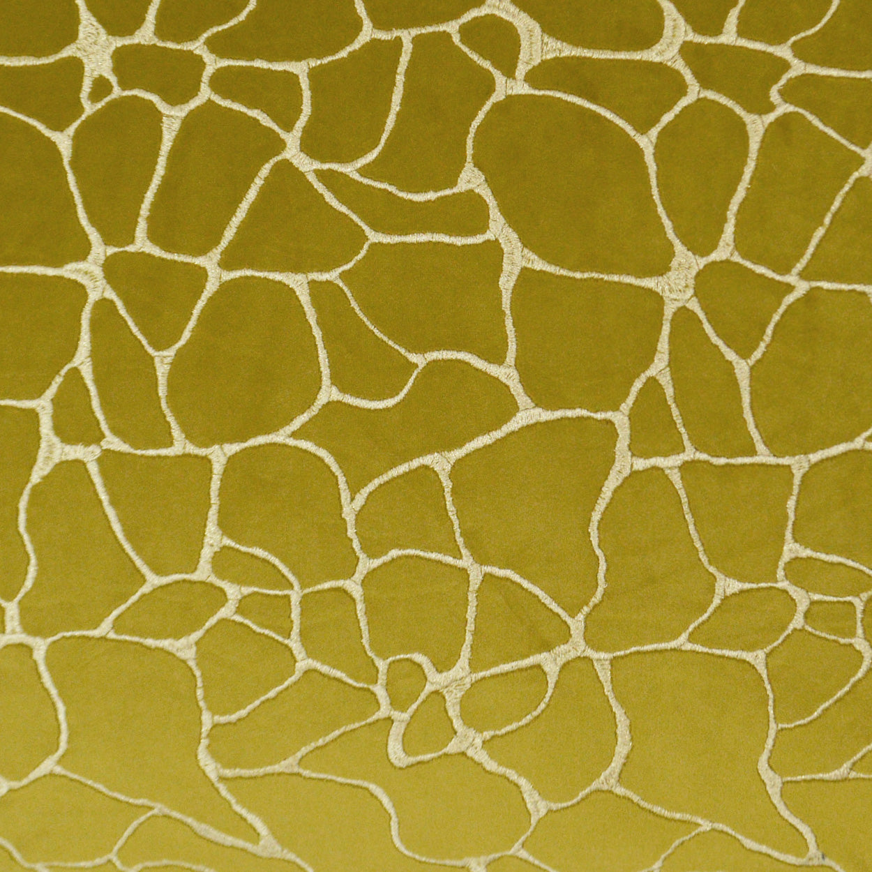 D.V. KAP HOME   24" x 24" Dare Pillow - Sulfur Embroidery, Modern    - 3207-S-2424