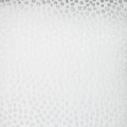 D.V. KAP HOME 3209-C-YARD Hepburn Fabric - Crystal Glam, Circular - Dots  White   - Hepburn