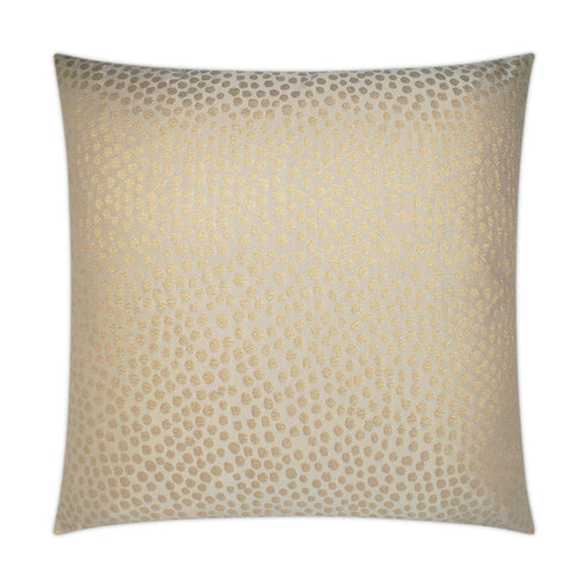 D.V. KAP HOME   24" x 24" Hepburn Pillow - Vintage Glam, Circular - Dots    - 3209-V-2424