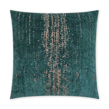 D.V. KAP HOME   24" x 24" Stonewash Pillow - Emerald Transitional, Abstract    - 3218-E-2424