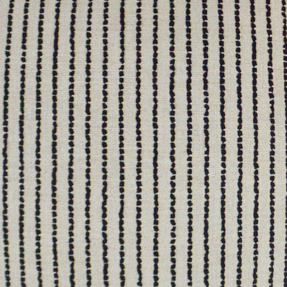 D.V. KAP HOME   24" x 24" Demetria Pillow - Black Global, Stripes    - 3223-B-2424