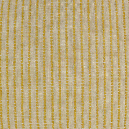 D.V. KAP HOME   24" x 24" Demetria Pillow - Yellow Global, Stripes    - 3223-Y-2424