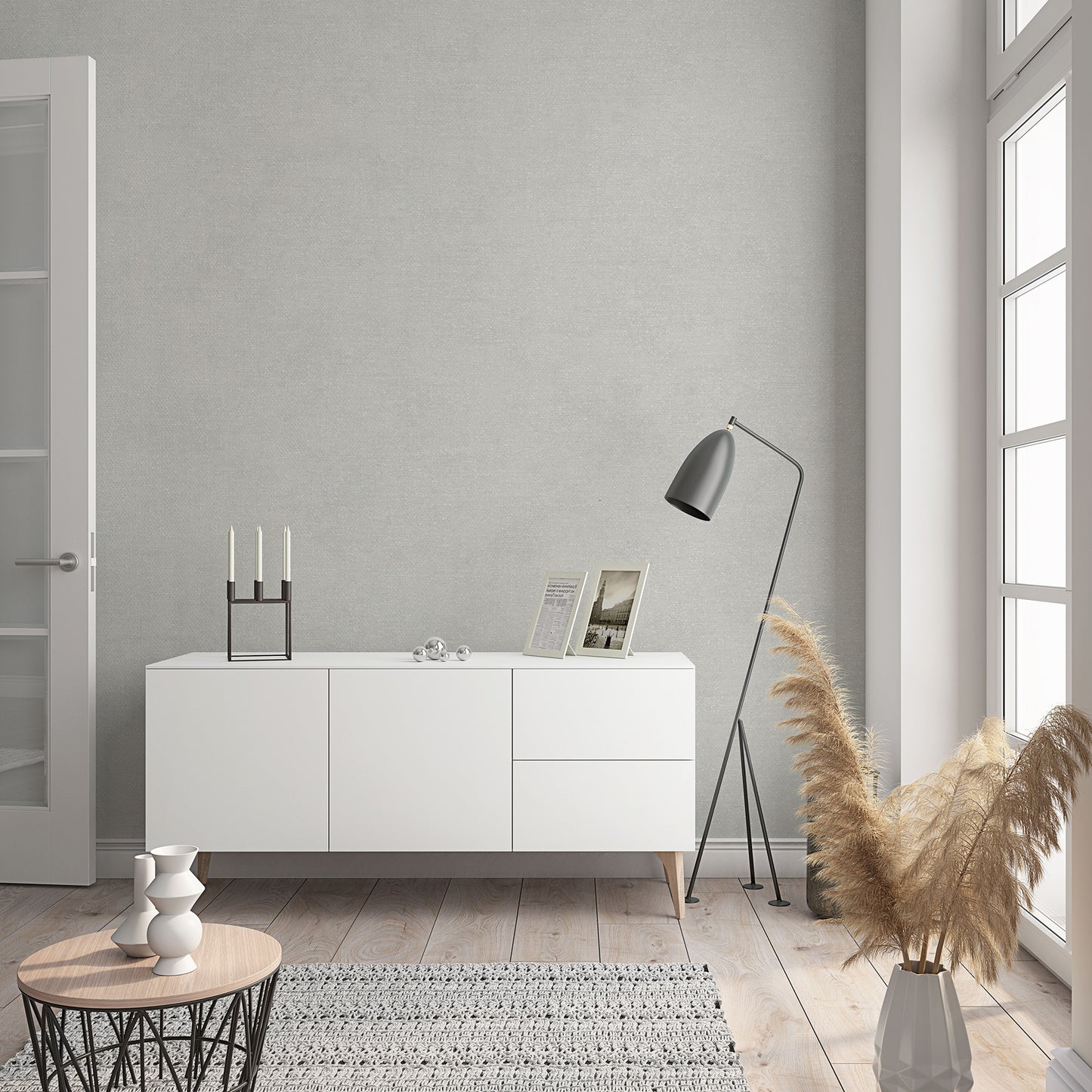 GALERIE WALLCOVERINGS The New Textures    Silver - Grey   - 32401