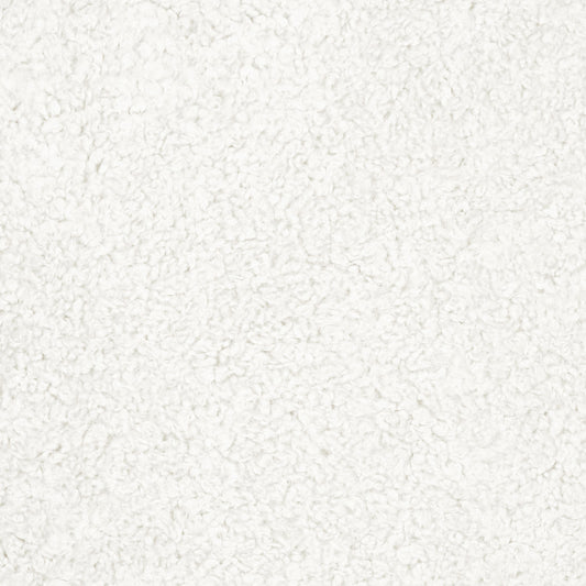 D.V. KAP HOME 3241-C-YARD Poodle Fabric - Cloud Solid, Faux Fur  White   - Poodle