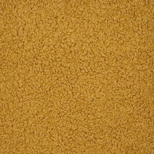 D.V. KAP HOME 3241-D-YARD Poodle Fabric - Dijon Solid, Faux Fur  Yellow   - Poodle