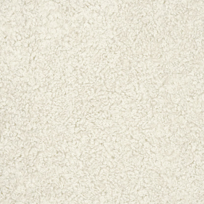 D.V. KAP HOME   24" x 24" Poodle Pillow - Ivory Solid, Faux Fur    - 3241-I-2424