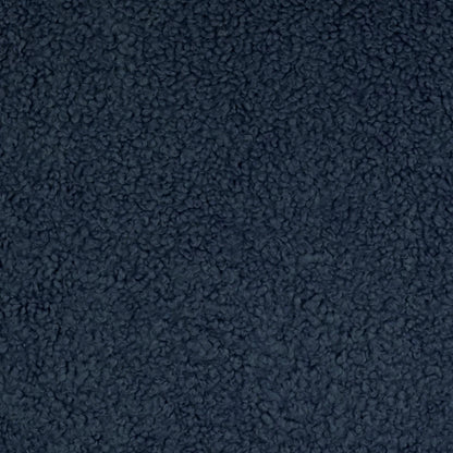 D.V. KAP HOME   24" x 24" Poodle Pillow - Navy Solid, Faux Fur    - 3241-N-2424