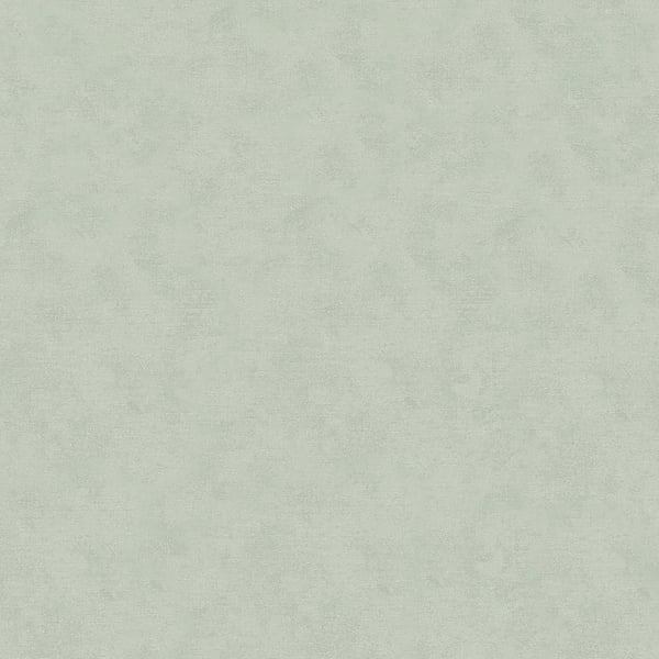 Pale sage-green wallcovering with a subtle mottled texture.