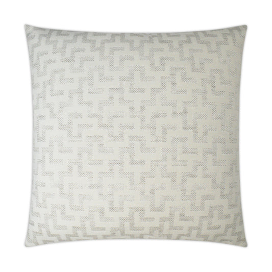 D.V. KAP HOME   24" x 24" Kentra Pillow - Bone Geometric    - 3242-B-2424