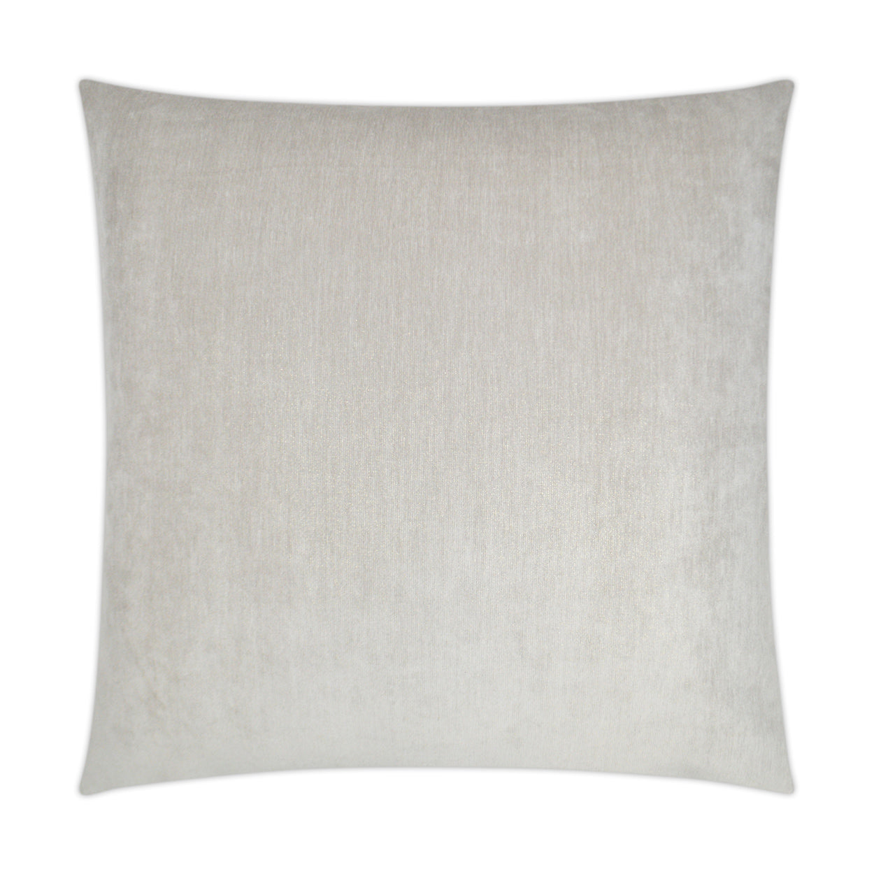 D.V. KAP HOME   24" x 24" Lustrious Pillow - Fog Solid    - 3245-F-2424