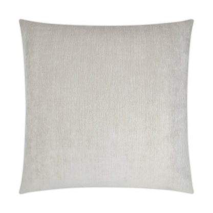 D.V. KAP HOME   24" x 24" Lustrious Pillow - Fog Solid    - 3245-F-2424