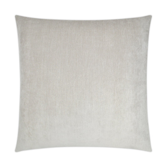 D.V. KAP HOME   24" x 24" Lustrious Pillow - Fog Solid    - 3245-F-2424