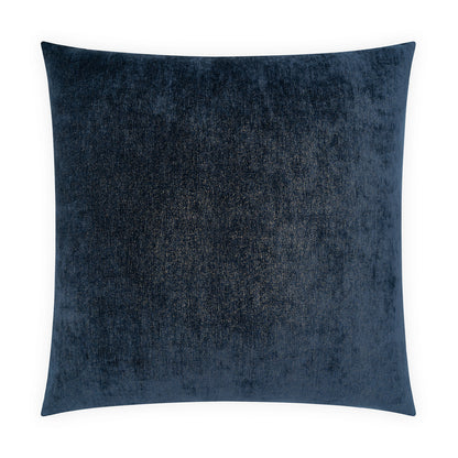 D.V. KAP HOME   24" x 24" Lustrious Pillow - Midnight Solid    - 3245-M-2424