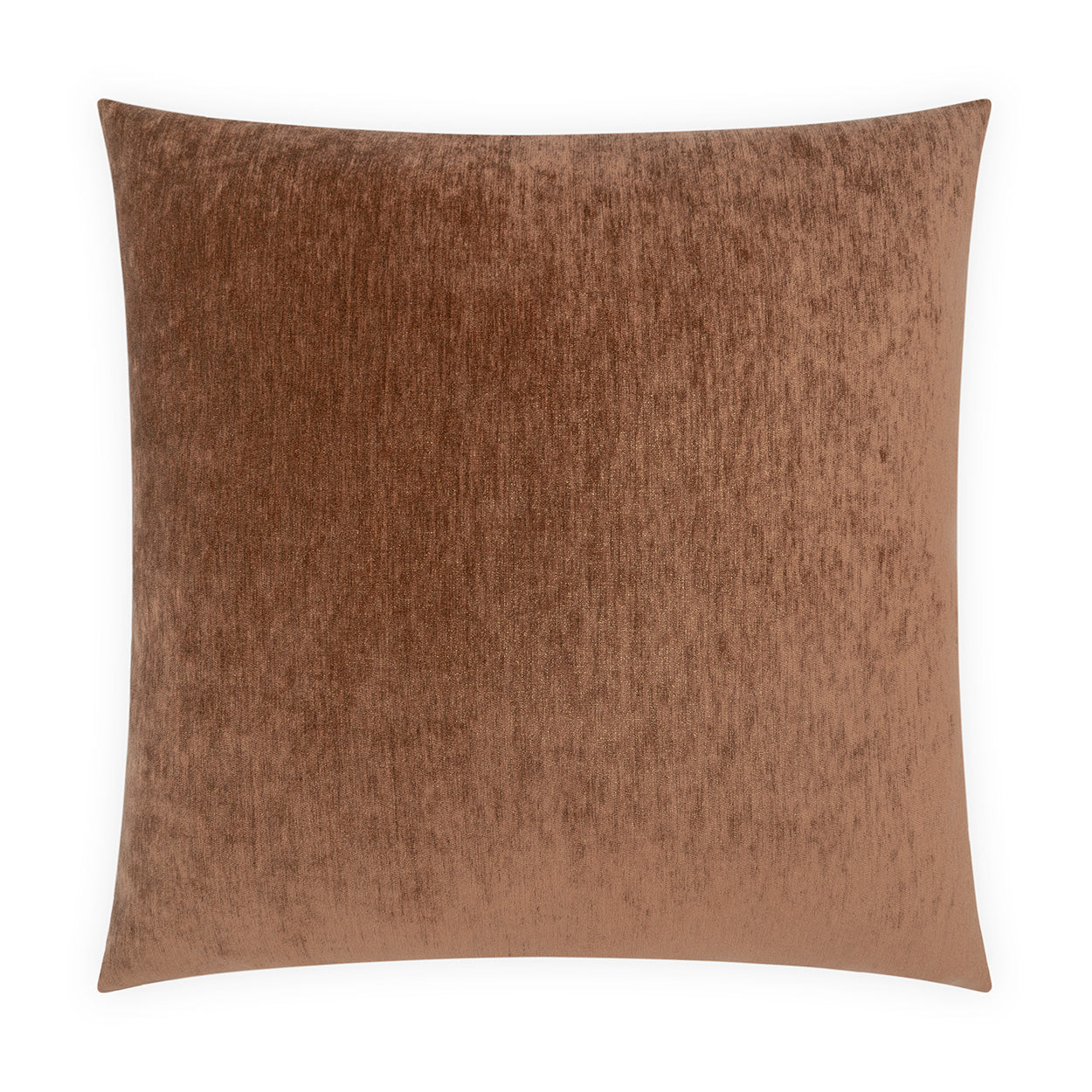 D.V. KAP HOME   24" x 24" Lustrious Pillow - Rust Solid    - 3245-R-2424