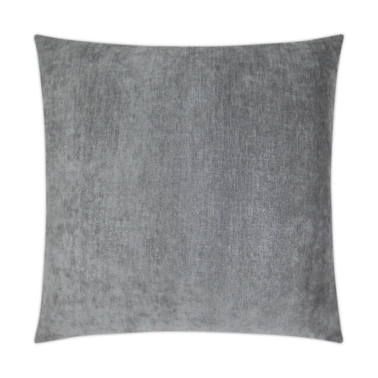 D.V. KAP HOME   24" x 24" Lustrious Pillow - Smoke Solid    - 3245-S-2424