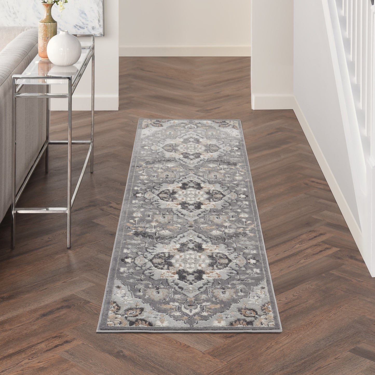 Nourison Rugs Nourison Home   Transitional 12' Runner    - 099446936080