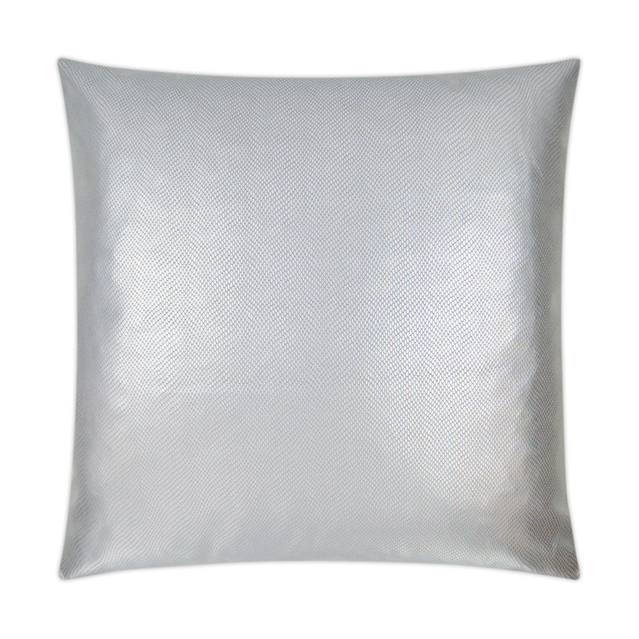D.V. KAP HOME   24" x 24" Jenkins Pillow - Silver Glam, Solid    - 3250-S-2424