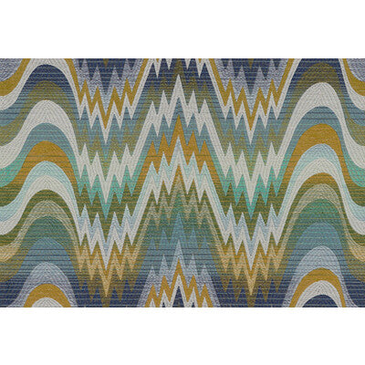 KRAVET DESIGN JACQUARDS  BLUE,GREEN,WHITE   - 32503.35.0