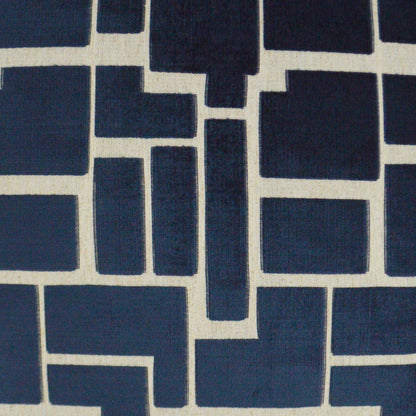 D.V. KAP HOME   24" x 24" Aura Pillow - Navy Modern    - 3265-N-2424