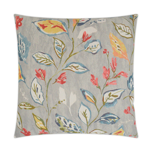 D.V. KAP HOME   24" x 24" Ella Pillow Floral    - 3266-2424