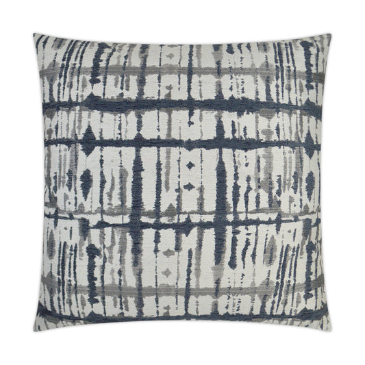 D.V. KAP HOME   24" x 24" Maddox Pillow - Slate Modern, Transitional, Abstract    - 3278-S-2424