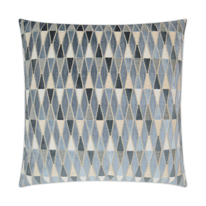D.V. KAP HOME   24" x 24" Abrash Pillow - Atlantic Transitional, Geometric    - 3279-A-2424