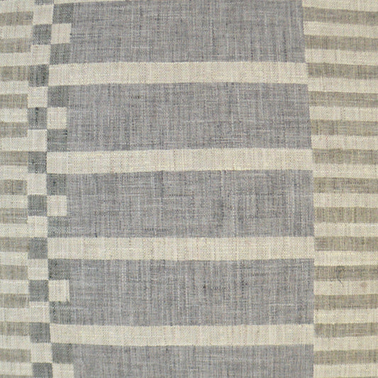 D.V. KAP HOME 3281-G-YARD Ranchester Fabric - Graphite Transitional, Geometric  Grey   - Ranchester