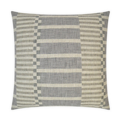D.V. KAP HOME   24" x 24" Ranchester Pillow - Graphite Transitional, Geometric    - 3281-G-2424