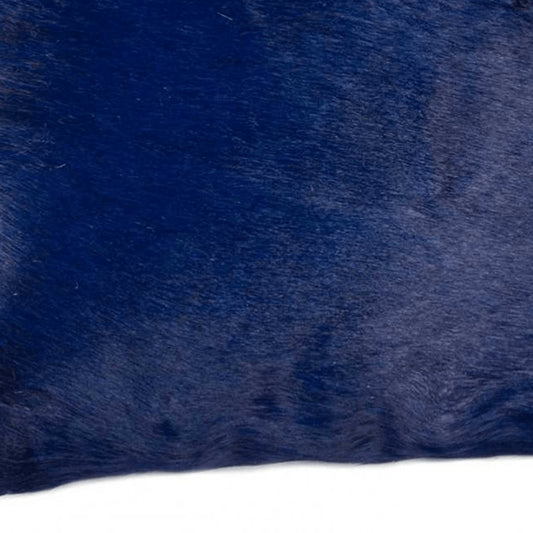 18" Purple Cowhide Cowhide Throw Pillow