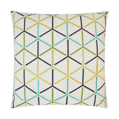D.V. KAP HOME   24" x 24" Catalina Pillow Geometric    - 3291-2424