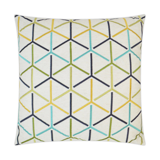 D.V. KAP HOME   24" x 24" Catalina Pillow Geometric    - 3291-2424