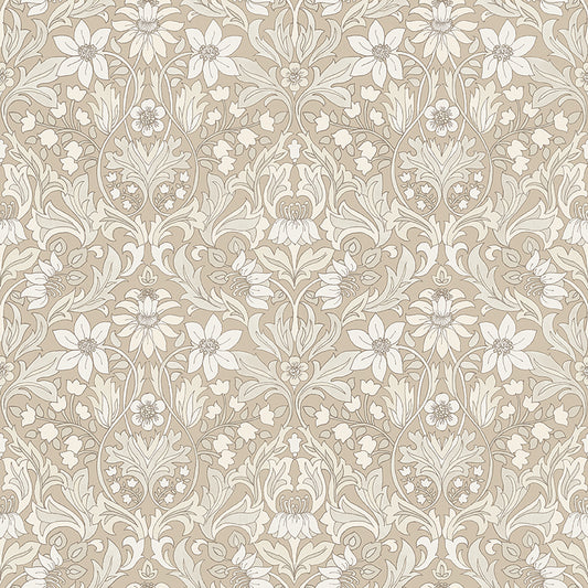 SCHUMACHER  Borastapeter BLOMSTERFR??JD   NATURAL   - 3293