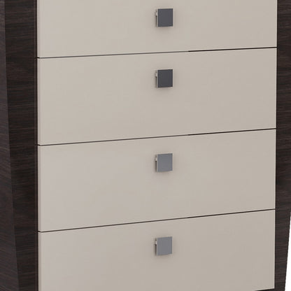 34" Refined Beige High Gloss Dresser