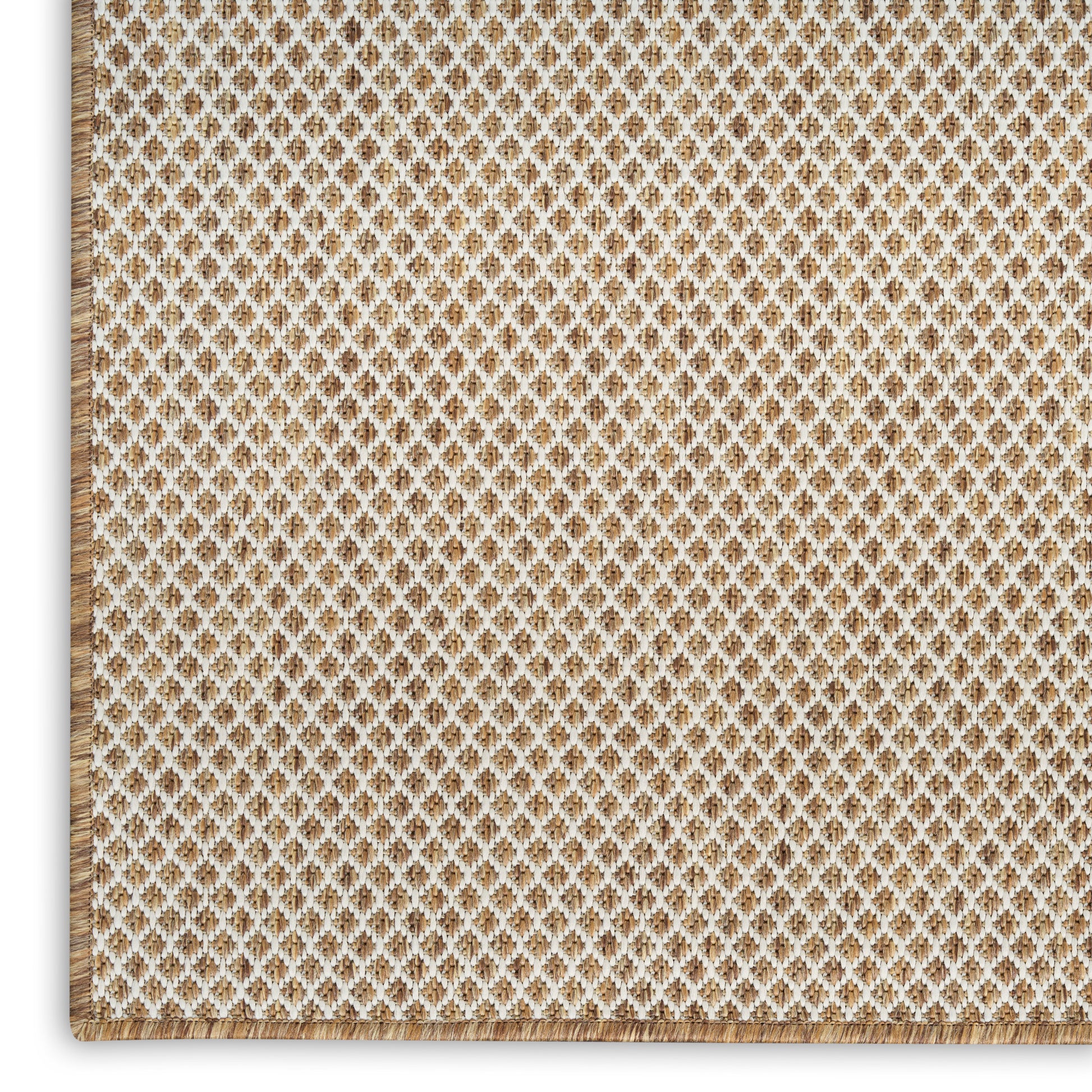 Beige gradient panel with a woven border at bottom; natural-toned decor accent, suitable as wall art or placemat.